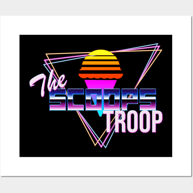 The Scoops Troop - Stranger Things Wall Art by Switch01